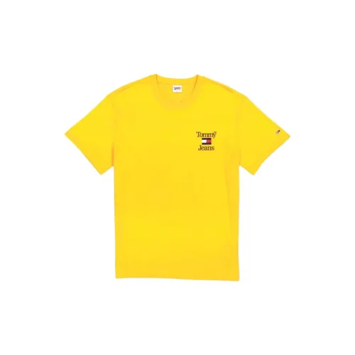 Tommy Hilfiger T-Shirts Men Warm Yellow