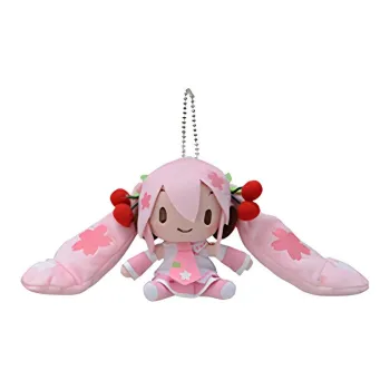 SEGA Hatsune Miku Cherry Blossom Collection Model C Dolls Plush Pendant 10cm Height