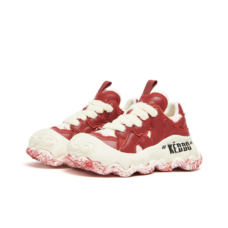KEDDO Paint Is Not Dry Low Top Chunky Sneakers Unisex-2