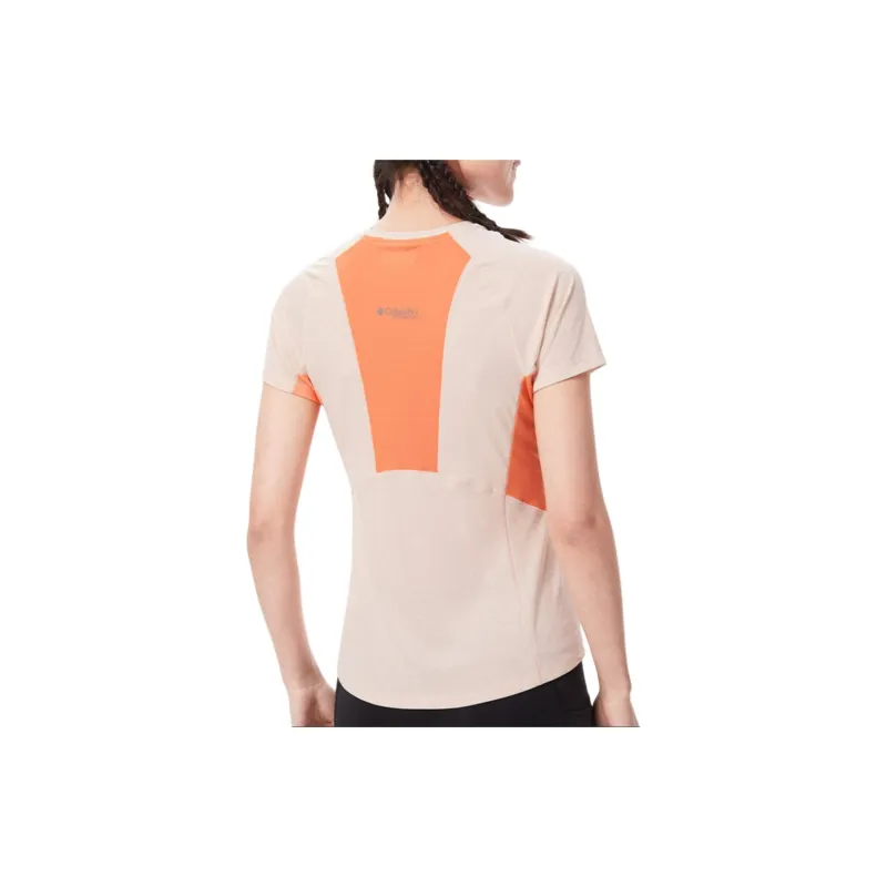 Columbia TITANIUM T-Shirts Women's Pink-1