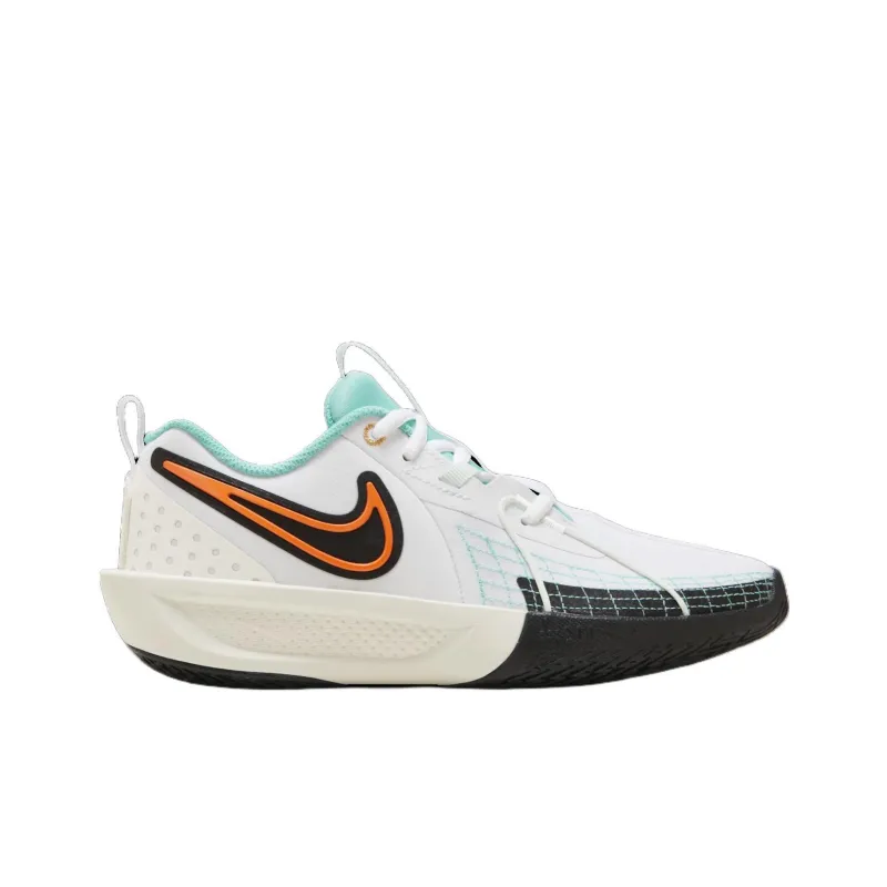 Nike Air Zoom G.T. Cut 3 Slip Resistant Cushioning With Rebound Low Top Basketball Shoes White Unisex-2