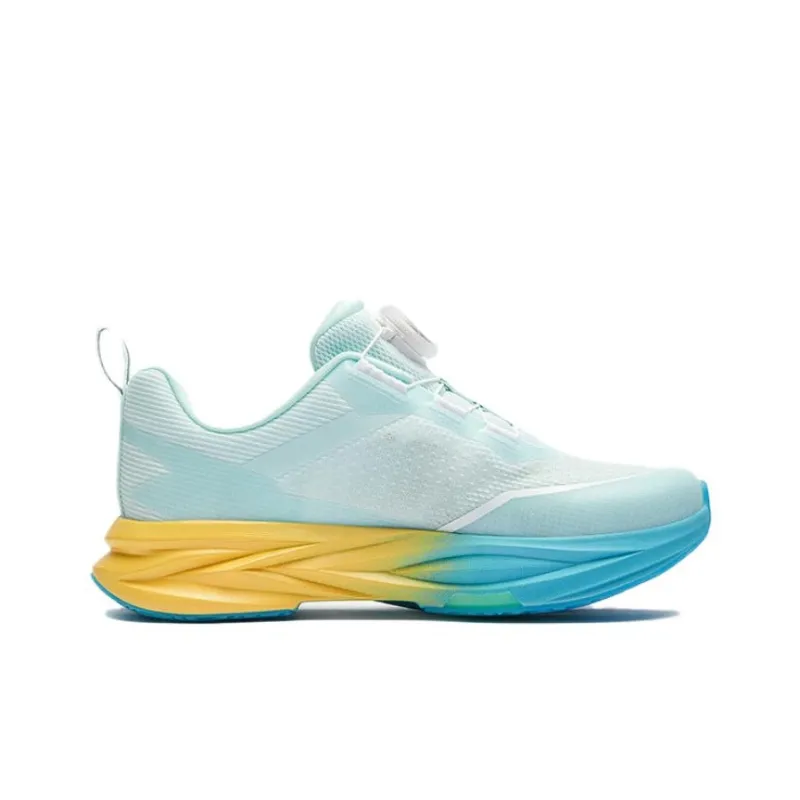 FILA KIDS BOA Anti Slip Wear Resistant Low Top Kids' Running Shoes Blue Unisex-1