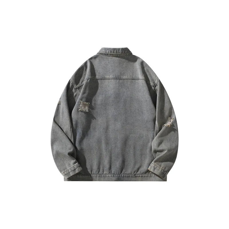 Qnxeey Denim Jackets Unisex-15