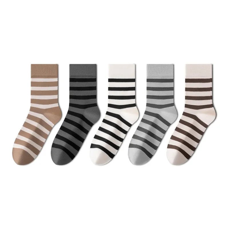 MIIOW Mid Calf Socks Men's Combo Set-9