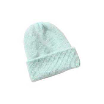 JEANSWEST Rabbit Fur Blend Beanies Unisex