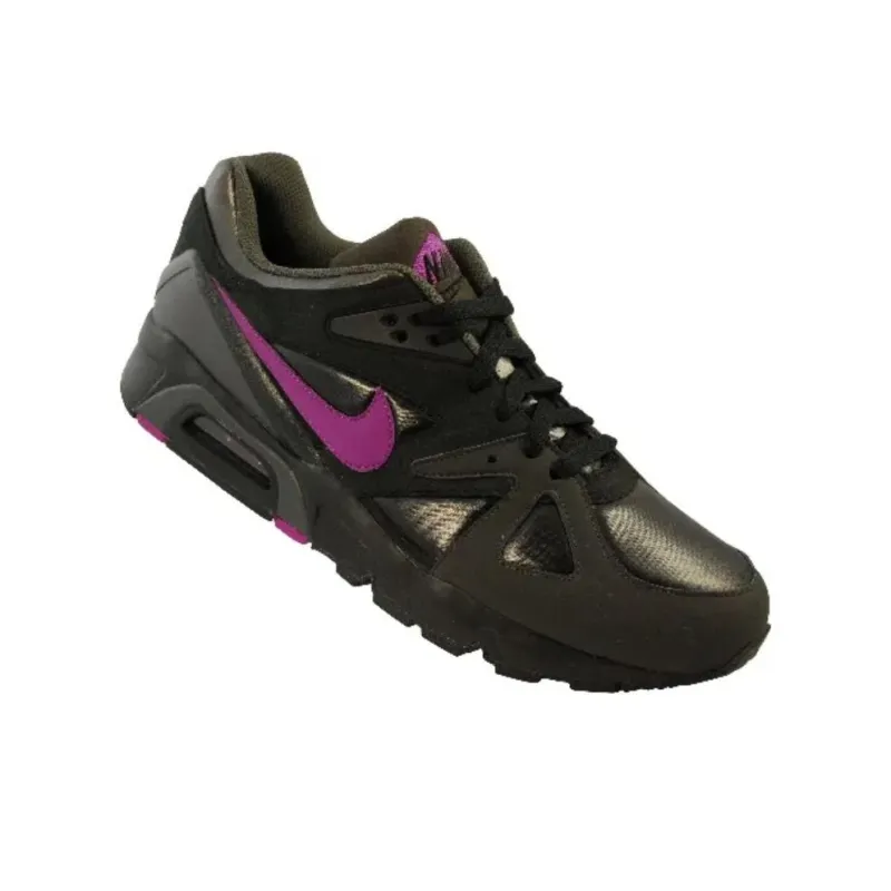 Nike Air Structure Triax 91 Anti-Slip Wear-Resistant Low-Top Casual Running Shoes Unisex Purple-1