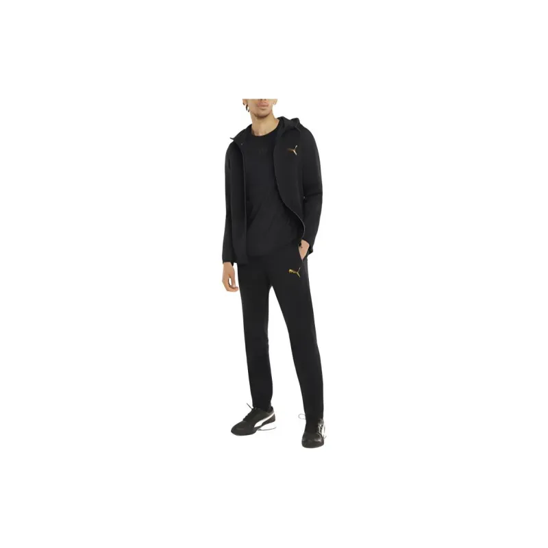 PUMA EVOSTRIPE Full Zip Hoodie Jacket Men's Black-4