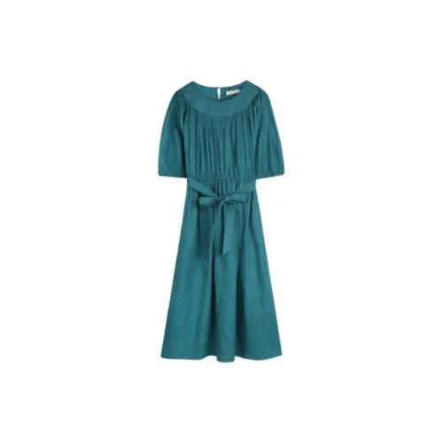 SOLIGHTER Short-Sleeved Dresses Women's Coral Blue