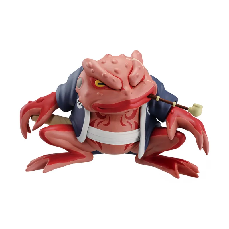 BANPRESTO Naruto Characters Bandai Eyewear Factory Sofubi Wind, Frog Text Ta Bonus Gifts 10cm-1