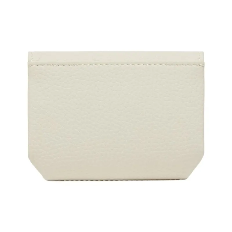 LACOSTE PU Leather Card Holder Women's White-1
