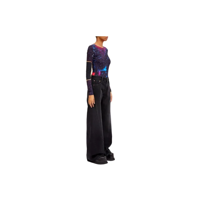 MM6 Maison Margiela Jeans Women's Black-2