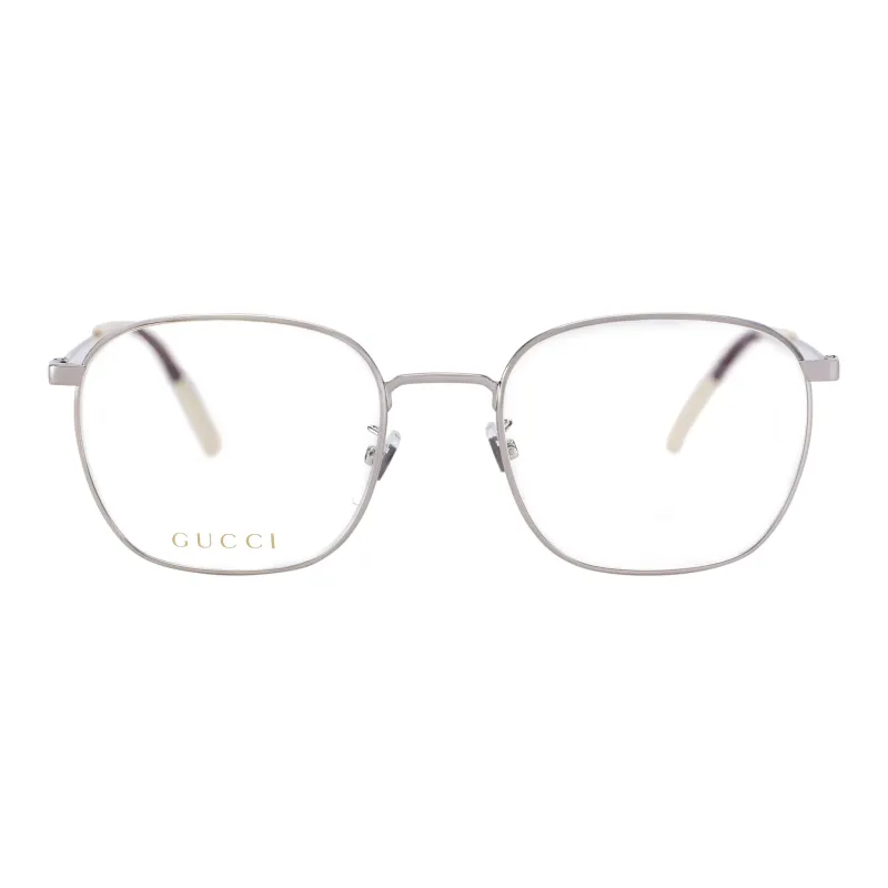 GUCCI Alloy Square Eyeglass Frames Men's-1