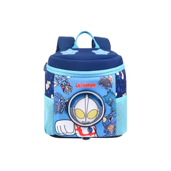 YOME Ultraman Neoprene Fabric With Migration Strap Bucket Styling Backpack Small Size Kids' Royal Blue/Red