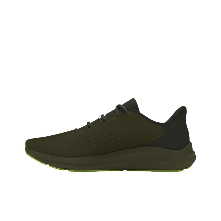Under Armour Charged Pursuit 3 Wear resistant And Lightweight Low Top Running Shoes Men's Green-1