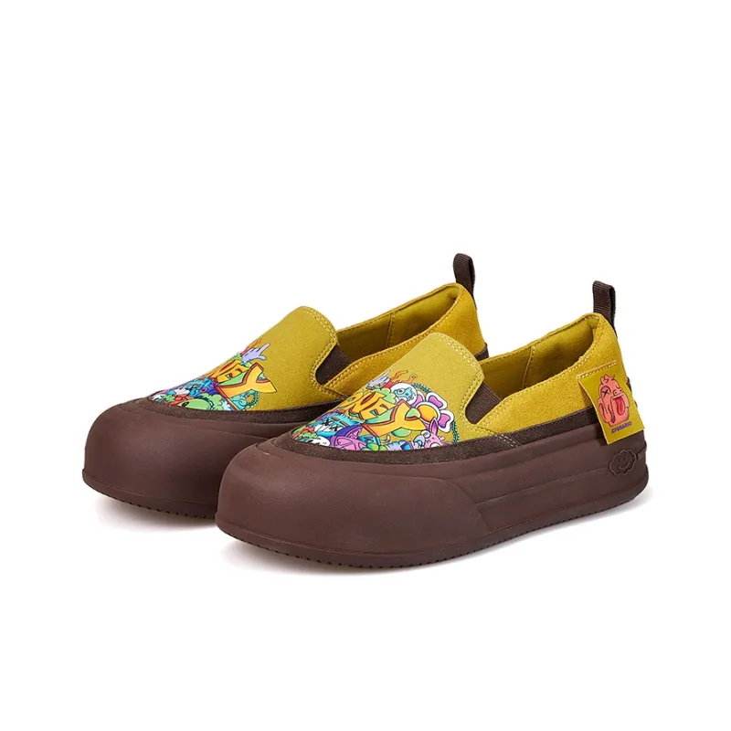 Joy&Mario Loafers Women's Camel/Light Gray/Yellow-12