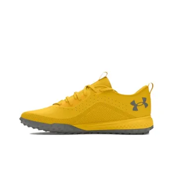 Under Armour Shadow 2 Anti Slip Wear Resistant Soccer Shoes Unisex Earth Yellow