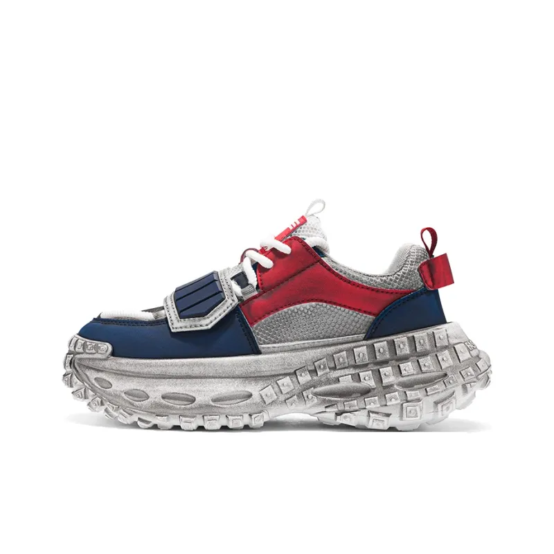 DM Trendy Versatile Minimalist Style Low Top Chunky Sneakers Men's-6