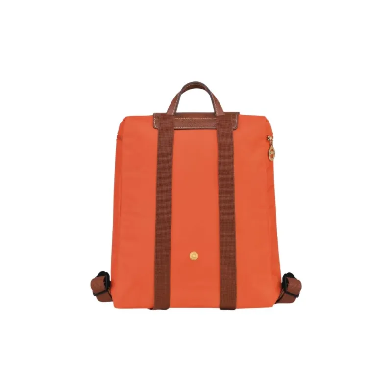 LONGCHAMP Le Pliage Canvas Backpack Medium Size Women's Orange-2