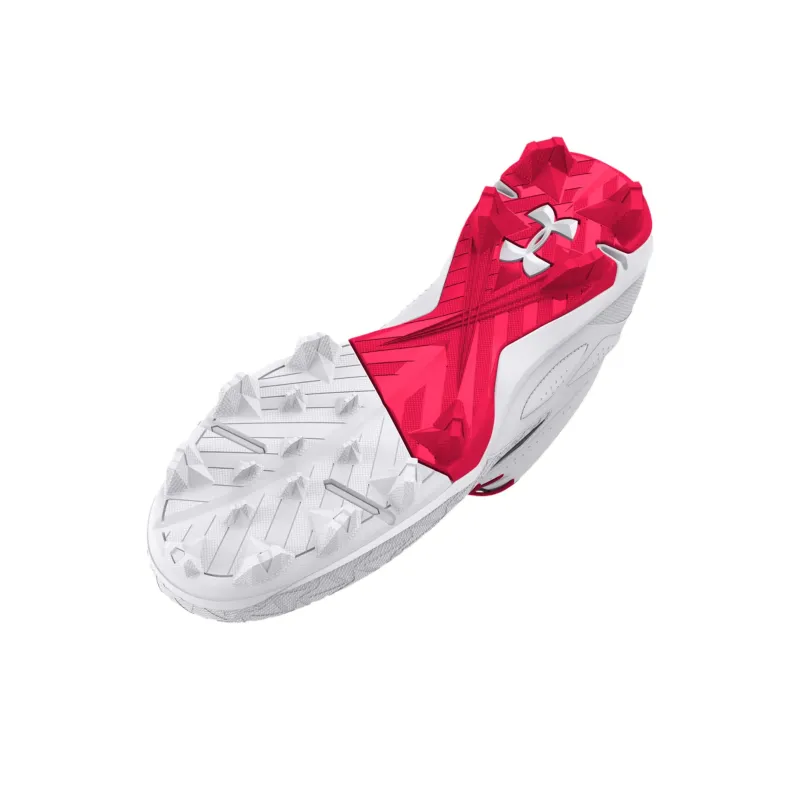 Under Armour Leadoff Slip Resistant High Top Training Shoes Men's White-5
