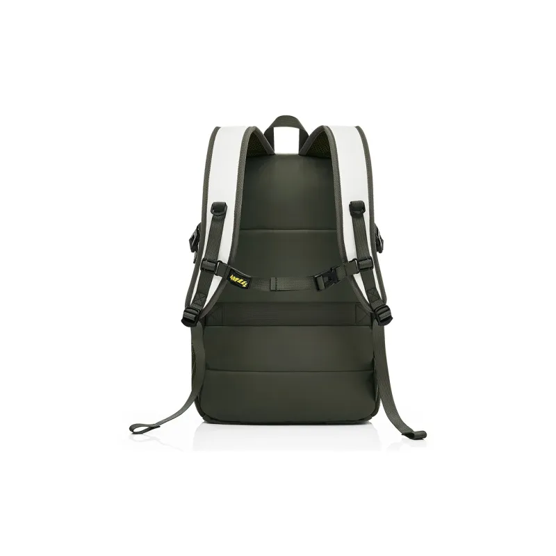OIWAS Fabric Backpack Travel Backpack Regular Unisex Warm Sand/Forest Green/Black-11