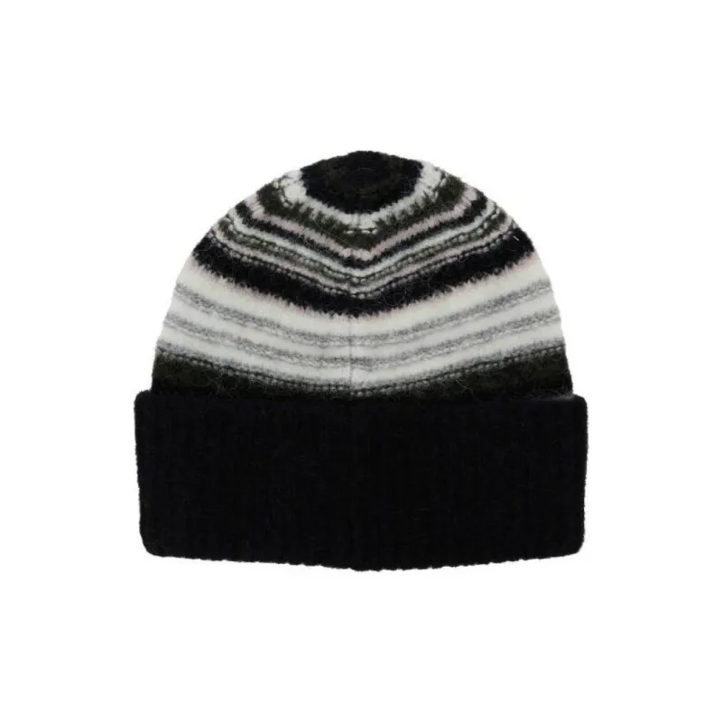 GANNI Striped Beanie-1