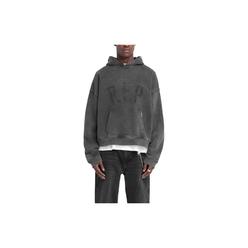 REPRESENT Rep Applique Hoodie-1