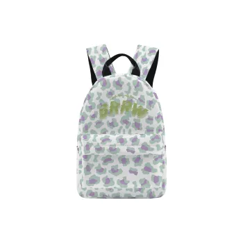 SRRW PVC Student Backpack Regular Unisex Green