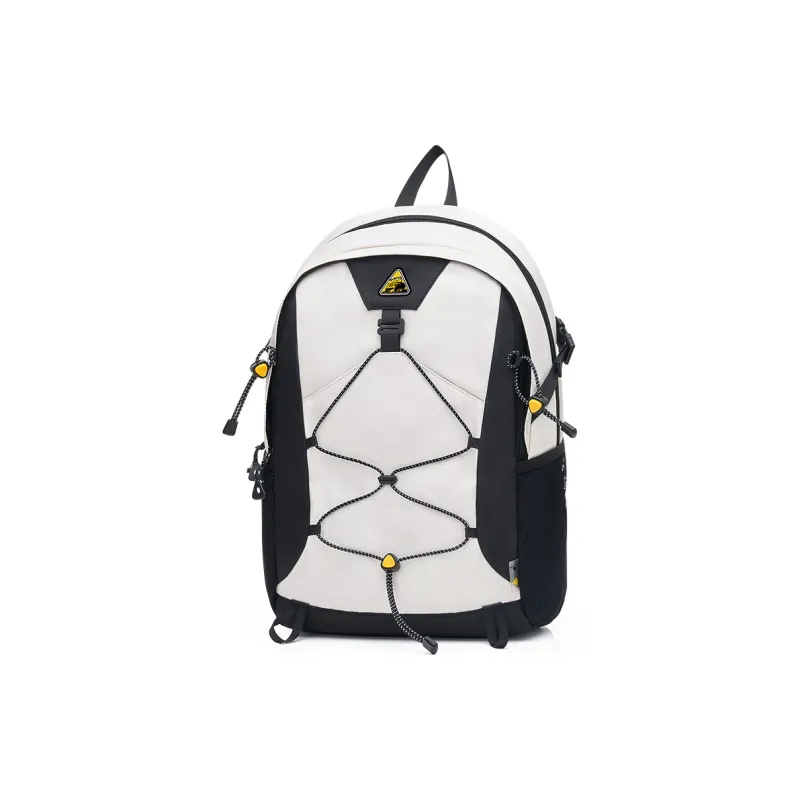 OIWAS Fabric Backpack Travel Backpack Regular Unisex Warm Sand/Forest Green/Black-14