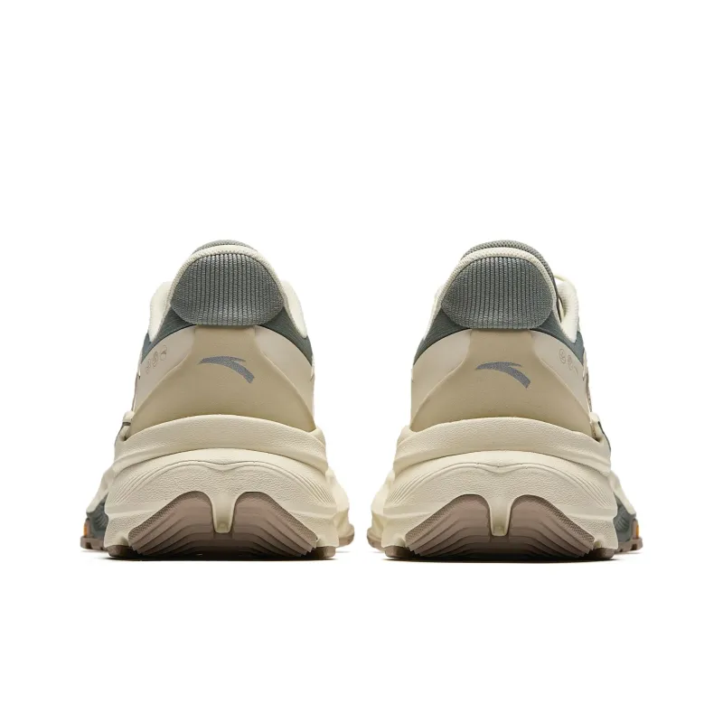 Anta Explore The Wilderness Anti Slip Wear Resistant Low Top Running Shoes Men's Beige Green Brown-4
