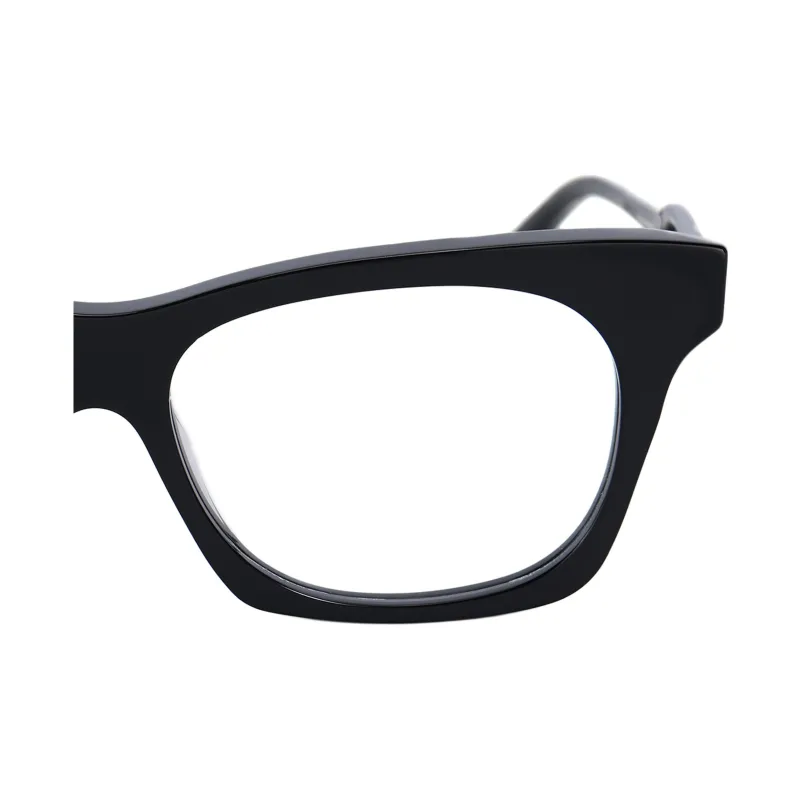 GUCCI Acetate Irregular Shape Eyeglass Frames Women's Black-2