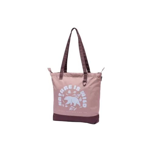 Columbia Polyester Tote Bag Shopping Bag Shoulder Bag Handbag Unisex Fig Color