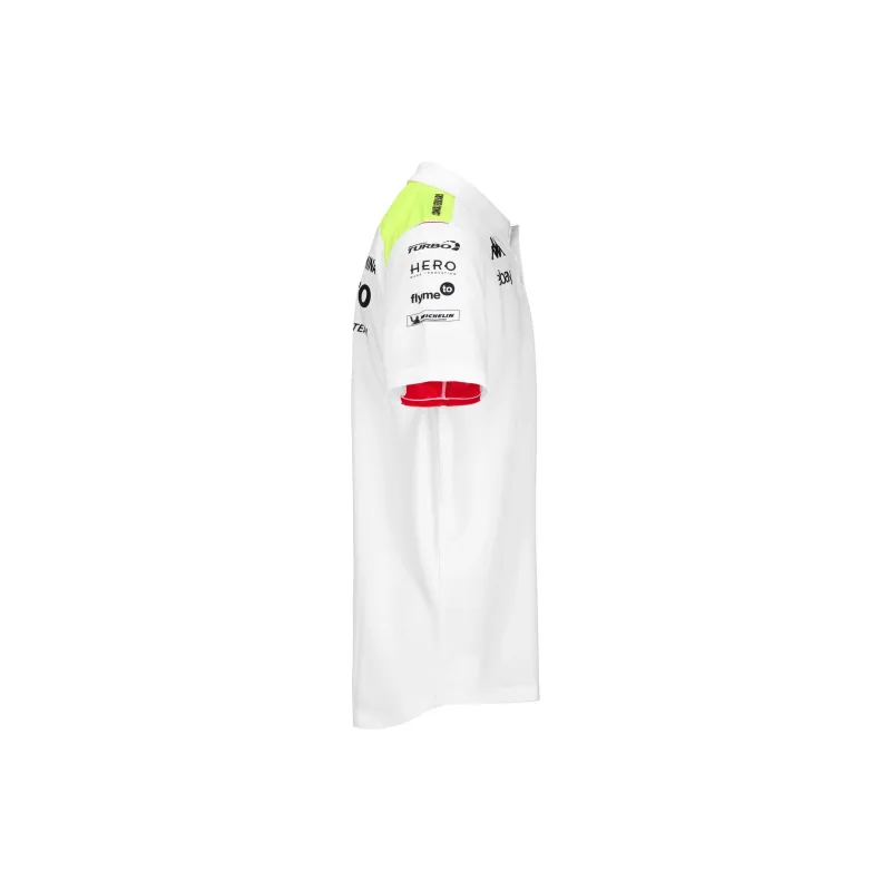 Kappa x VR46 White Collection FW24 ACRAZ MISANO Polo Shirt Men's White-2