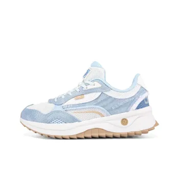 361° Anti Slip Wear Resistant Low Top Casual Shoes Women's Blue White