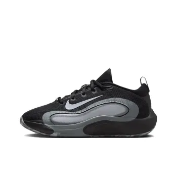 Nike Low Top Children's Basketball Shoes Black Gray Teenagers