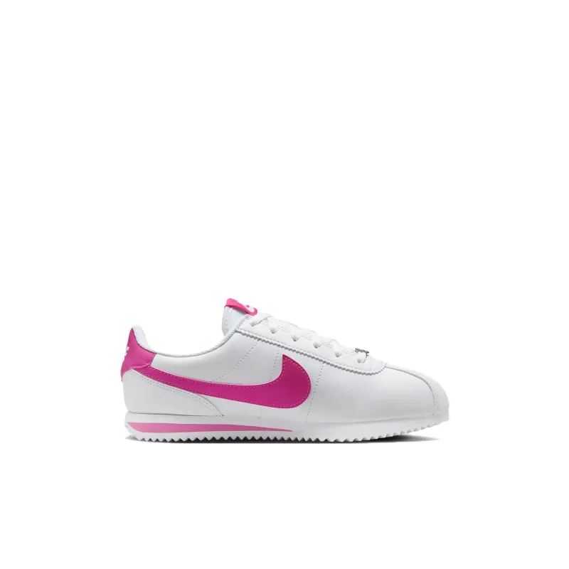 Nike Abrasion Resistant Low Top Kids Lifestyle Shoes White Pink Kids'-1