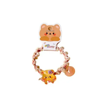 QUIET LOVE Fabric Hair Tie Women's Coffee