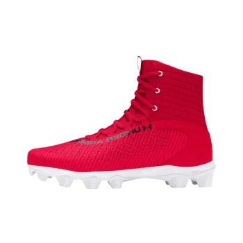 Under Armour Highlight 2 Slip Resistant Breathable Support Soccer Shoes Men's Red