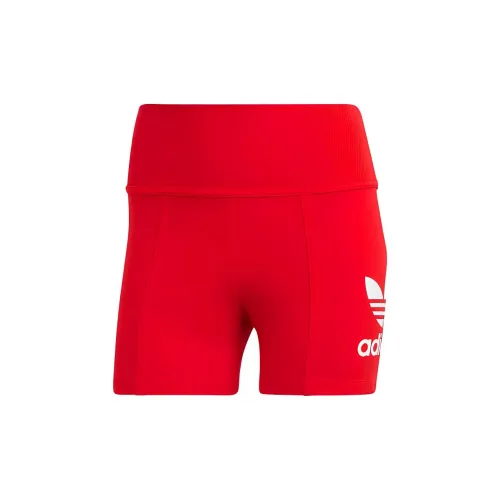 Adidas Originals Adicolor Trefoil Leggings Women's Red