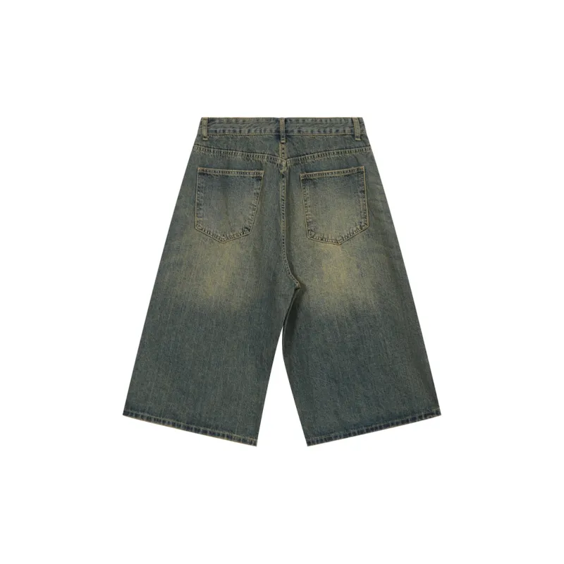 Voguo Relay 7/8 Denim Shorts Unisex-1