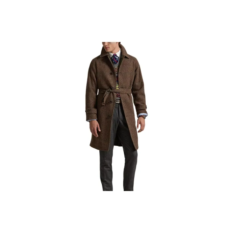 Polo Ralph Lauren SS24 Coats Men's Brown-1
