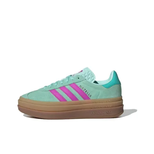 Adidas Gazelle Bold J 'Clear Mint Flash Pink'