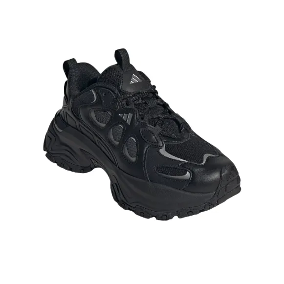 Adidas Slip Resistant Low Top Chunky Sneakers Women's Black-2