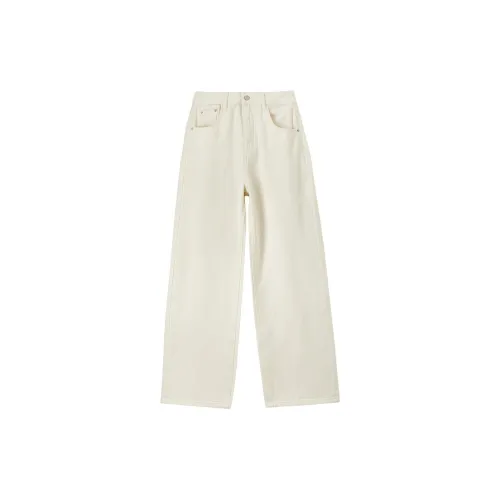 SENTUBILA Jeans Women's White Birch Apricot