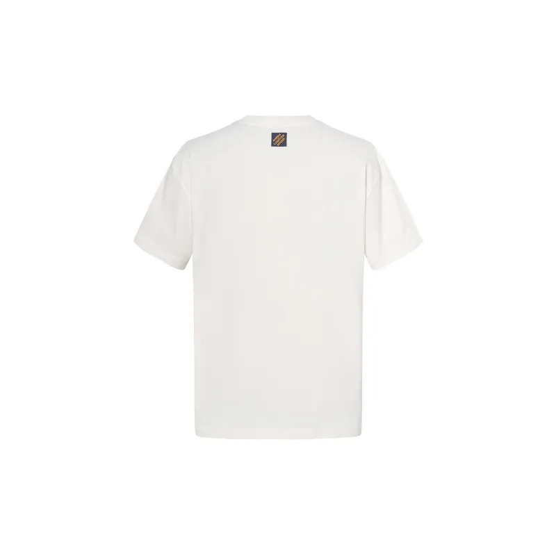 LOUIS VUITTON 1AGHXT Embroidered Short Sleeved T Shirt-1