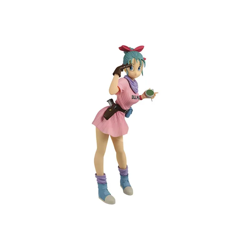 BANPRESTO Bulma Glasses Factory Dragon Ball Shimmery Charm Scale Figures-0