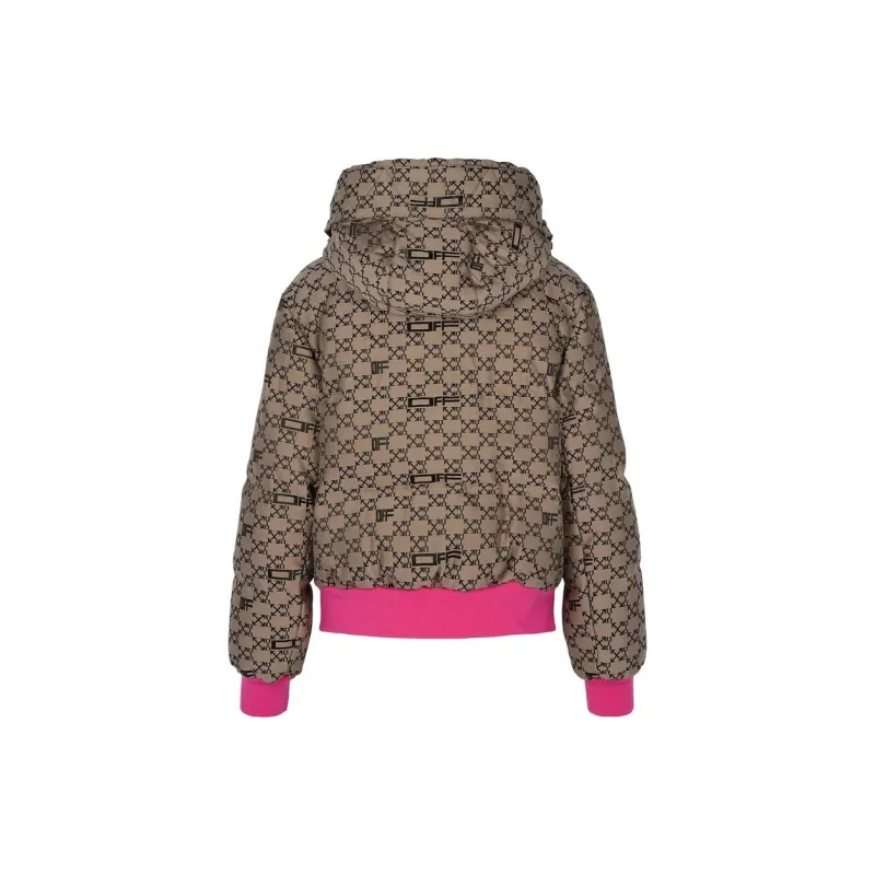 OFF WHITE Jackets & Coats Regular Fit Women's Brown-1