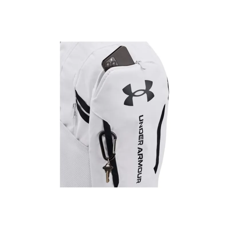 Under Armour Polyester Backpack Regular Unisex White Black-2