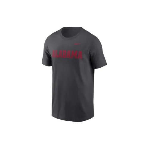 Nike College T-Shirts Men Anthracite