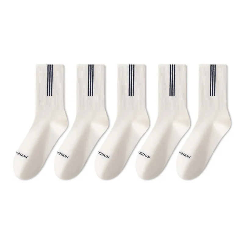 MIIOW Mid Calf Socks Men's Combo Set-2