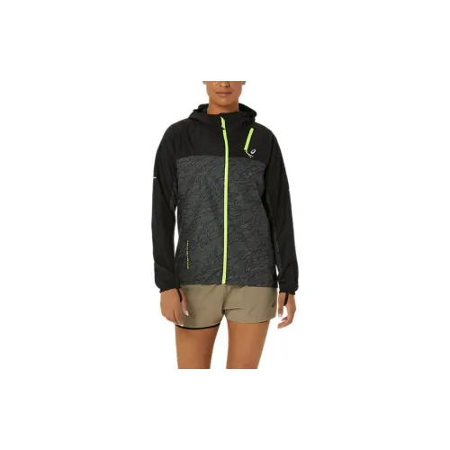 Asics FUJITRAIL Jackets Women's High-Performance Black